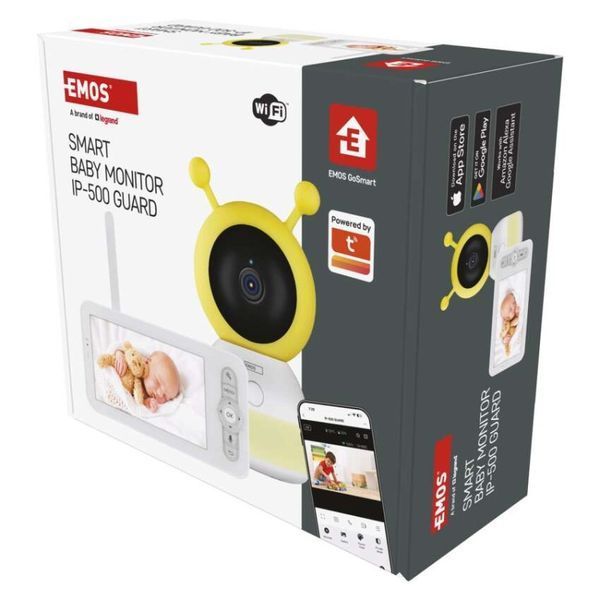 Умная поворотная радионяня EMOS H4052 с экраном и Wi-Fi H4052 фото