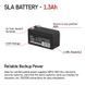 Акумуляторна батарея EMOS B9652, AGM, 12V, 1.3Ah, fast 4,7mm B9652 фото 3
