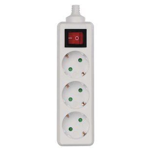 Колодка EMOS P1320, 3 розетки з вимикачем 16 A P1320 фото