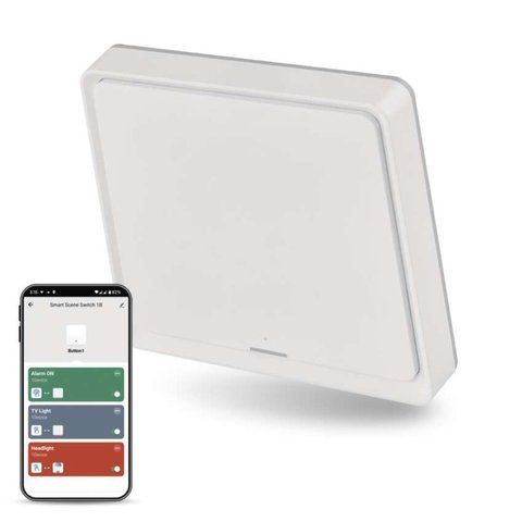 Розумний вимикач EMOS H5011 1 кнопка, ZigBee 3.0, білий H5011 фото