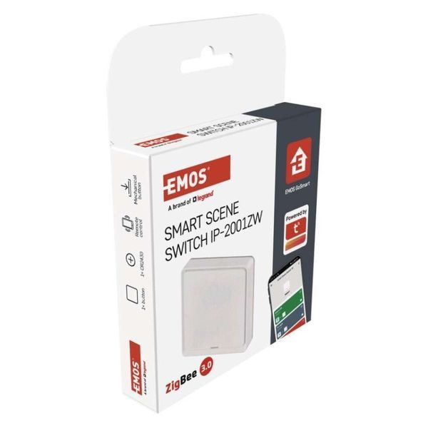 Умный выключатель EMOS H5011 1 кнопка, ZigBee 3.0, белый H5011 фото