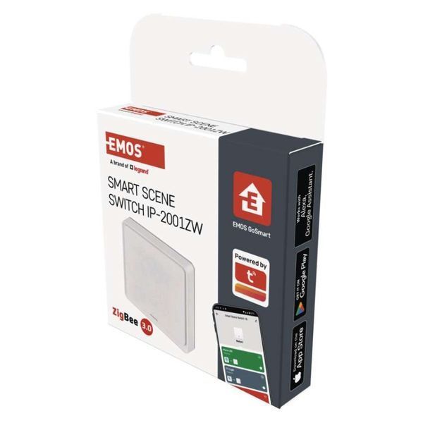 Умный выключатель EMOS H5011 1 кнопка, ZigBee 3.0, белый H5011 фото