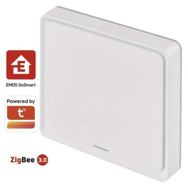 Умный выключатель EMOS H5011 1 кнопка, ZigBee 3.0, белый H5011 фото