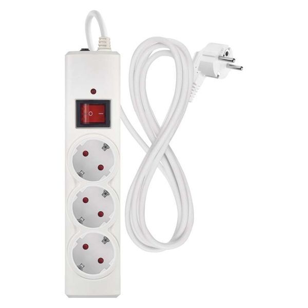 Мережевий фільтр Emos P54213 3 розетки 1,5 м 10 A 2300 Вт 1,5 мм&sup2; P54213 фото