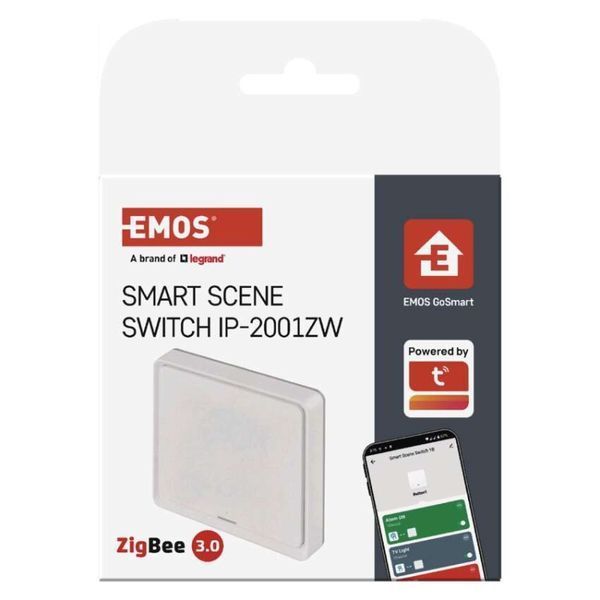 Умный выключатель EMOS H5011 1 кнопка, ZigBee 3.0, белый H5011 фото