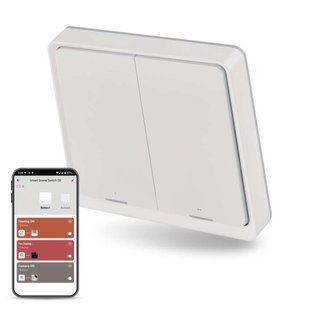 Розумний вимикач EMOS H5012 GoSmart 2 кнопки, білий H5012 фото