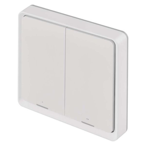 Розумний вимикач EMOS H5012 GoSmart 2 кнопки, білий H5012 фото
