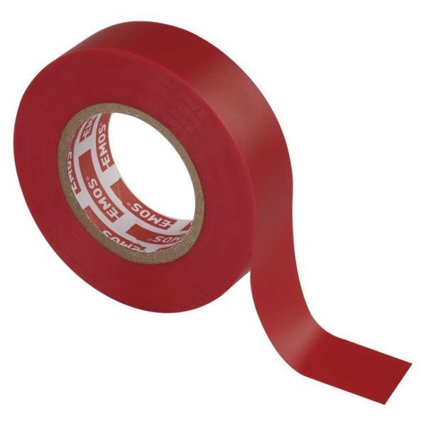 Ізоляційнв стрічка EMOS PVC 19/20 червоний F61923 F61923 фото
