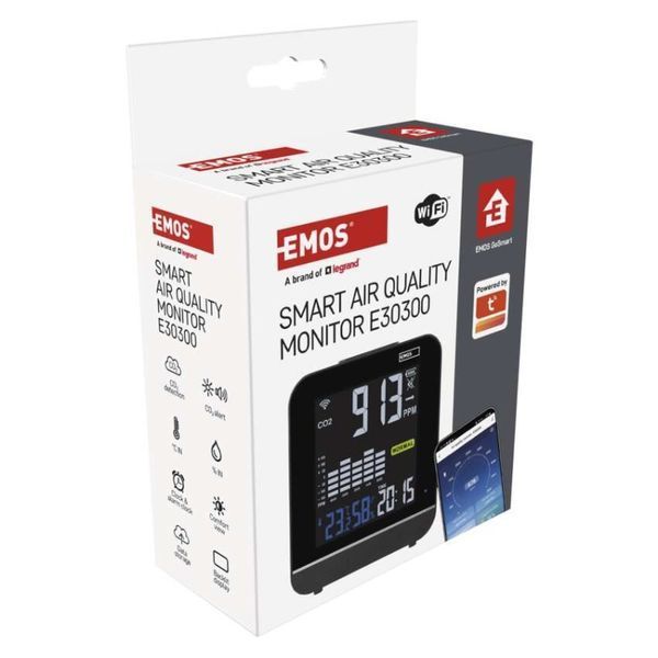 Монітор якості повітря EMOS E30300 з WiFi E30300 фото
