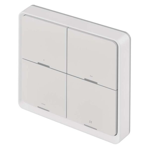 Розумний вимикач EMOS H5013 4 кнопки, ZigBee 3.0, білий H5013 фото