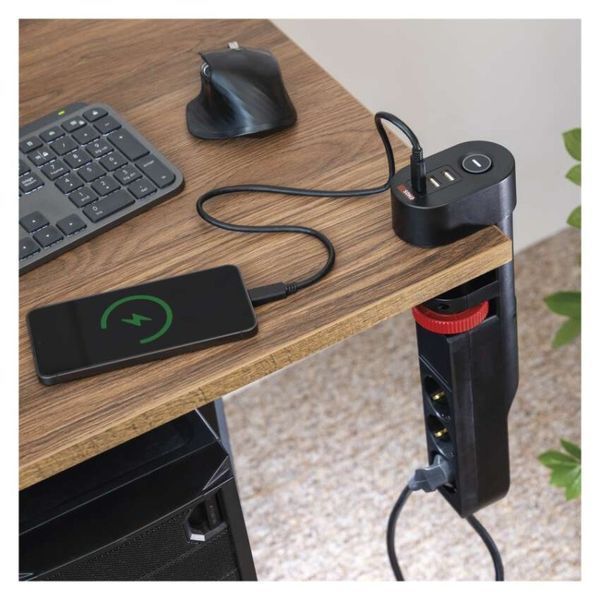Мережевий подовжувач Emos P1321PD 3 розетки 1,5 м 1,5 мм&sup2; USB-A USB-C P1321PD фото