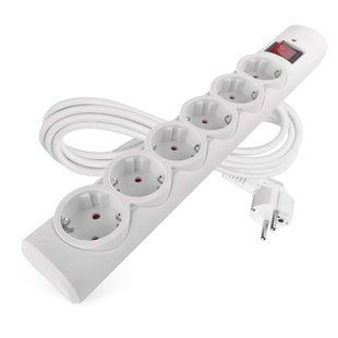 Мережевий фільтр Emos P54216 6 розеток 3 м 10 A 2300 Вт 1,5 мм&sup2; P54216 фото
