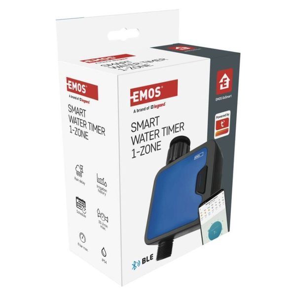Таймер поливу GoSmart Bluetooth 5.0, 1 вихід PW56201 PW56201 фото