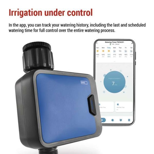 Таймер поливу GoSmart Bluetooth 5.0, 1 вихід PW56201 PW56201 фото