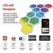 Комплект умного светодиодного освещения EMOS ZIW22AR HEXAGON 10 частей, 19 Вт, RGBIC, WIFI ZIW22AR фото 3