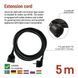 Мережевий подовжувач EMOS PC0125R 1 розетка 5 м PC0125R фото 2