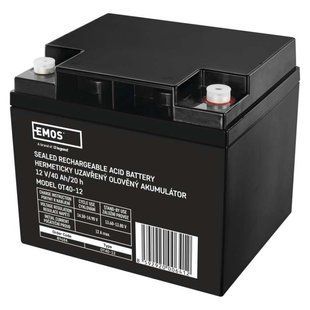 Акумуляторна батарея EMOS B9684, 12V, 40Ah, AGM, M6 B9684 фото