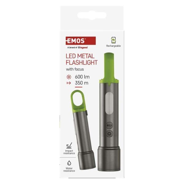 Ліхтар акумуляторний Emos P3118 600 Lm 1200 mAh метал P3118 фото