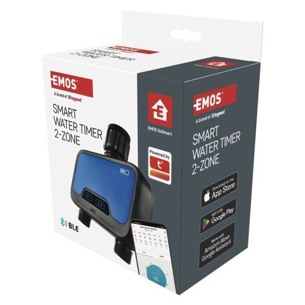 Таймер поливу GoSmart, Bluetooth 5.0, 2 виходи PW56202 PW56202 фото