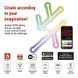 Комплект умного светодиодного освещения EMOS ZIW249R LINES 9 частей, белый, 34 Вт, RGBIC, WIFI ZIW249R фото 3