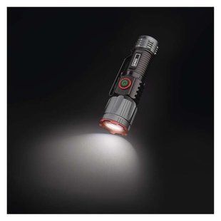 Ліхтар акумуляторний Emos P3120 300 Lm 700 mAh Li-Ion метал фокус P3120 фото
