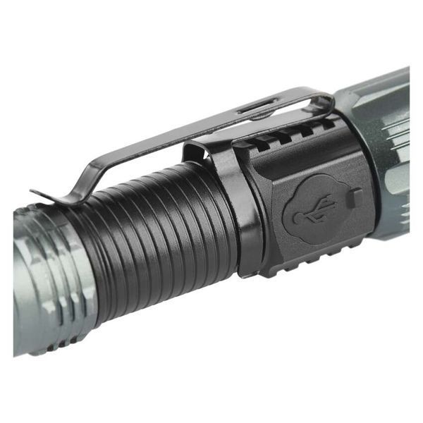 Ліхтар акумуляторний Emos P3120 300 Lm 700 mAh Li-Ion метал фокус P3120 фото