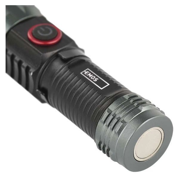 Ліхтар акумуляторний Emos P3120 300 Lm 700 mAh Li-Ion метал фокус P3120 фото