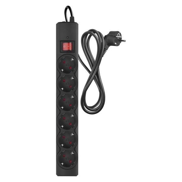 Мережевий фільтр Emos P54218 6 розеток 1,5 м 10 A 2300 Вт 1,5 мм&sup2; P54218 фото