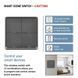 Розумний вимикач EMOS H5016 4 кнопки, ZigBee 3.0, чорний H5016 фото 2