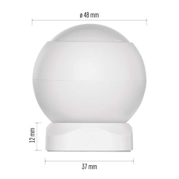 Розумний датчик руху EMOS H5020 PIR IP20, ZigBee H5020 фото