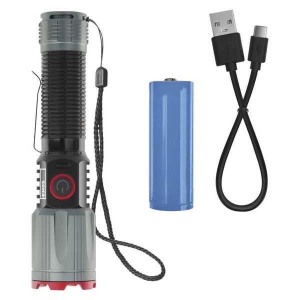 Ліхтар акумуляторний Emos P3121 1200 Lm 2200 mAh метал фокус P3121 фото
