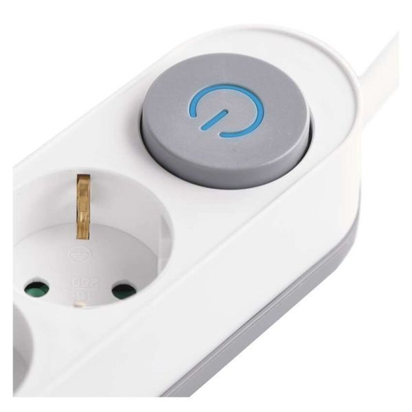 Мережевий подовжувач Emos P1322PD 3 розетки 2 м 1,5 мм&sup2; USB-A USB-C P1322PD фото