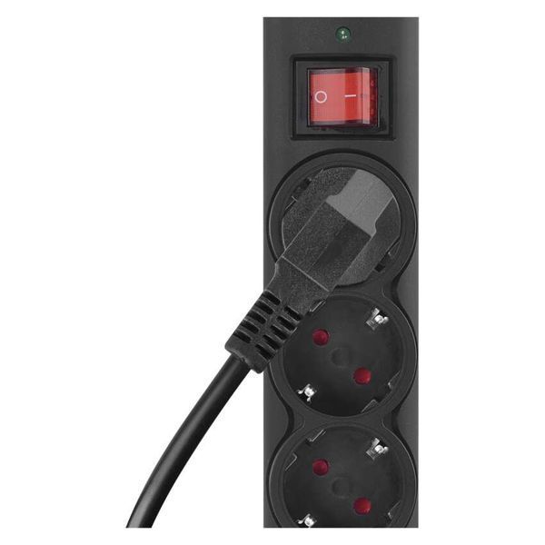 Мережевий фільтр Emos P54219 6 розеток 3 м 10 A 2300 Вт 1,5 мм&sup2; P54219 фото