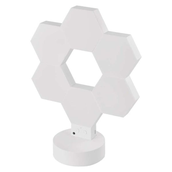Розумна декоративн світлодіодна настільна лампа EMOS ZIW426R HEXAGON 6 частин, RGBIC, WIFI ZIW426R фото
