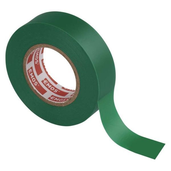 Ізоляційнв стрічка EMOS PVC 19/20 зелений F61929 F61929 фото