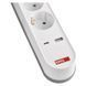 Мережевий подовжувач Emos P1322PD 3 розетки 2 м 1,5 мм&sup2; USB-A USB-C P1322PD фото 11