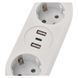 Мережевий подовжувач Emos P02214E 2 розетки 1,4 м 1,5 мм&sup2; USB-A USB-C P02214E фото 7