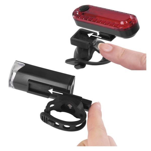 Комплект велосипедних ліхтарів, передній+габаритний Emos P3923 90 Lm Li-Pol 500 mAh P3923 фото