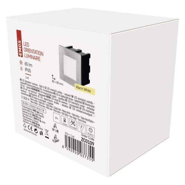 Світильник для стін та сходів Emos ZC0109 2 Вт IP65 WW ZC0109 ZC0109 фото