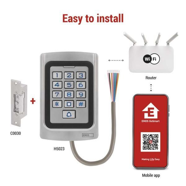 Кодова клавіатура GoSmart - IP-006AX, WiFi H5023 H5023 фото