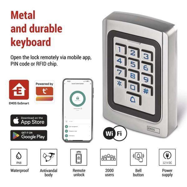 Кодова клавіатура GoSmart - IP-006AX, WiFi H5023 H5023 фото