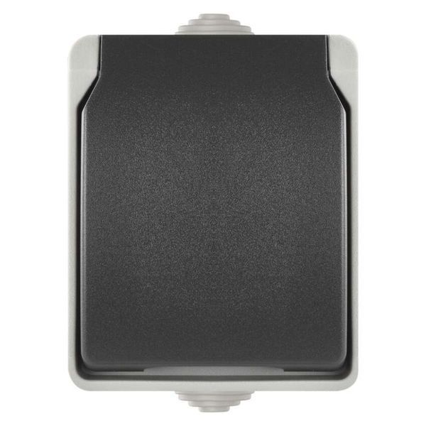 Розетка зовнішня сіра IP44 EMOS, A1396 A1396 фото