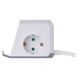 Мережевий адаптер подовжувач Emos P0222CQ 2 розетки 2 м 1,5 мм&sup2; USB-A USB-C Qi P0222CQ фото 3
