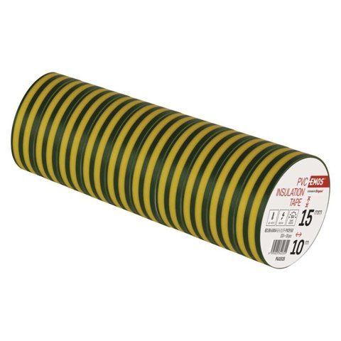 Изоляционная лента EMOS PVC 15/10 зелений/Y F61515 F61515 фото