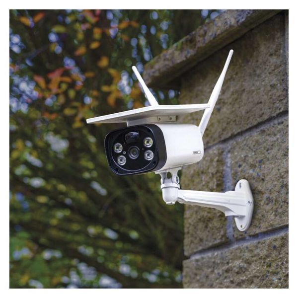 Розумна IP-камера Emos H4056 GoSmart зовнішня з Wi-Fi, сонячною панеллю та акумулятором, біла H4056 фото