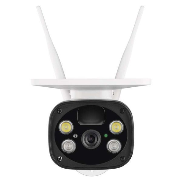 Розумна IP-камера Emos H4056 GoSmart зовнішня з Wi-Fi, сонячною панеллю та акумулятором, біла H4056 фото