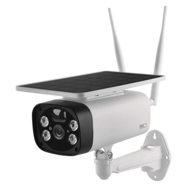 Розумна IP-камера Emos H4056 GoSmart зовнішня з Wi-Fi, сонячною панеллю та акумулятором, біла H4056 фото