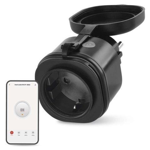 Розумна вологозахищена WIFI розетка EMOS P5532 GoSmart IP44 P5532 фото