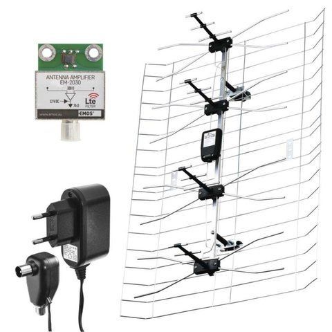 Антена зовнішня EMOS J0666 0&ndash;100 км, DVB-T2