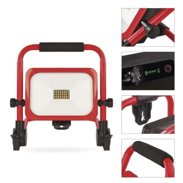 Прожектор с аккумулятором EMOS ZS2823 35W 3300Lm 6500K Li-Ion 10000mAh IP54 ZS2823 фото